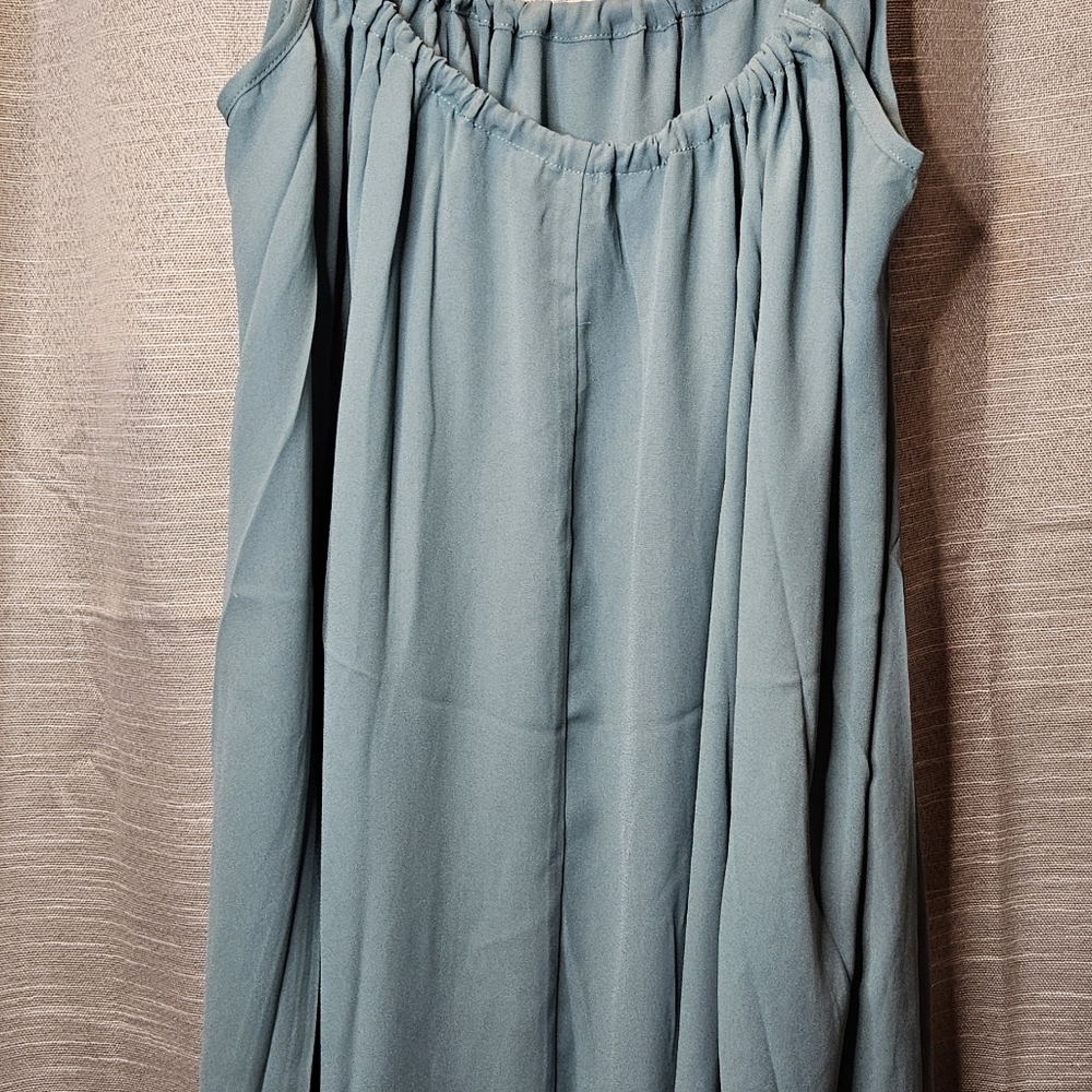 NWT Cupshe Moss & Fern Green Cover-Up Mini Dress New Small - Picture 8 of 14